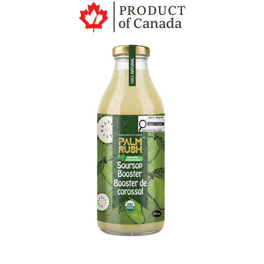 Palm Rush Soursop Booster Glass 370 Ml x 12