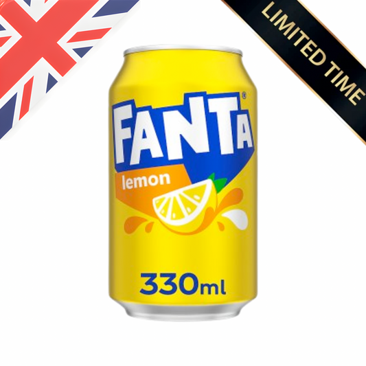 [UK] Fanta Lemon Can 330 Ml x 24 Pack