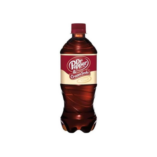 Dr Pepper Cream Soda Bottle 20 Oz/ 591 ml - 24 Pack