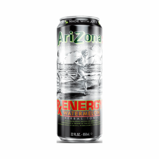 Arizona Rx Energy Watermelon 23 Oz - 24 Pack