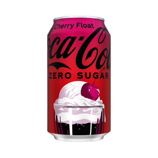 Coca Cola Cherry Float Zero Sugar Can 12 Oz - 12 Pack