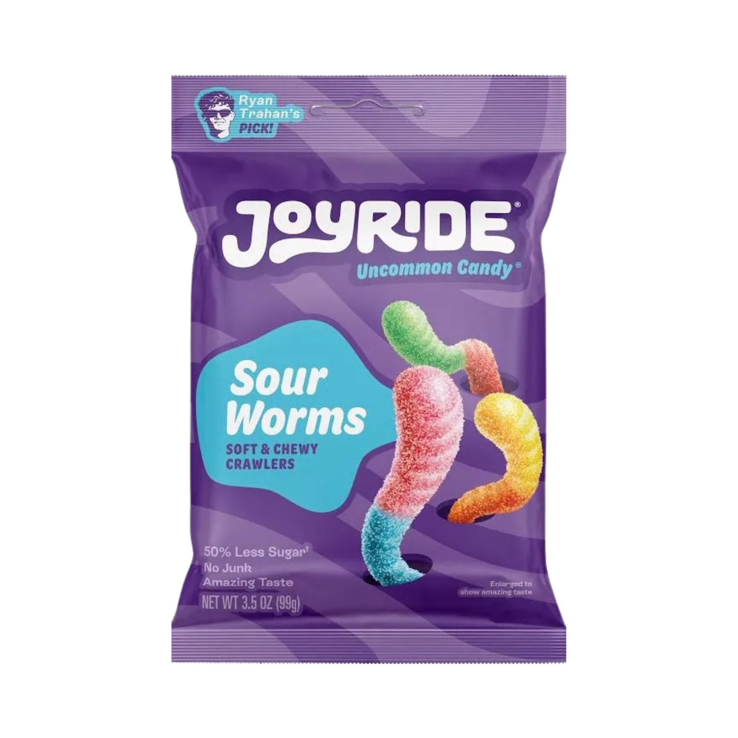 Joyride Sour Worms HB 3.5 Oz - 10 Pack