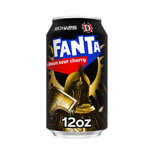 Fanta Crimson Sour Cherry Can 12 Oz - 12 Pack