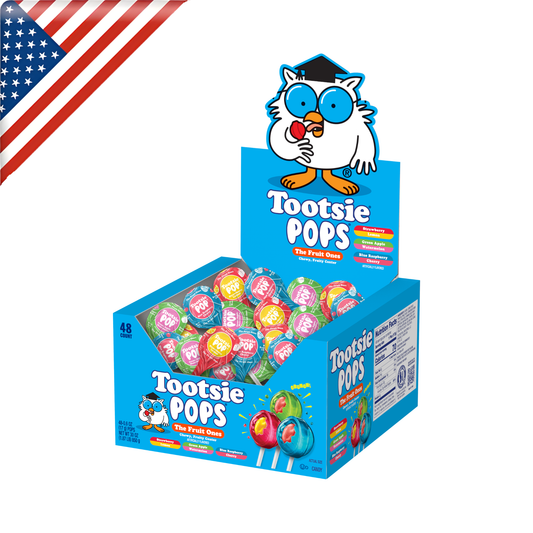 Tootsie Pops Fruit 1’s - 48 Pack
