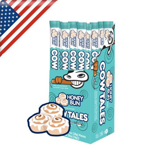 Cow Tale Sticks Honey Bun - 36 Pack