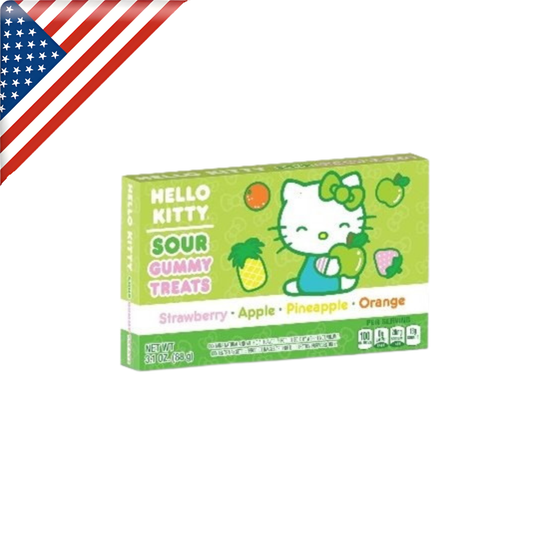 Hello Kitty Gummi Sour Theatre Box 3.1 Oz - 12 Pack