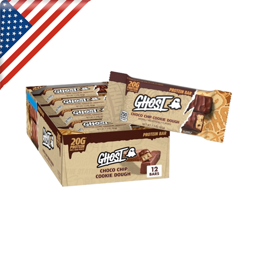 Ghost Choco Chip Protein Bar 2.3 Oz - 12 Pack