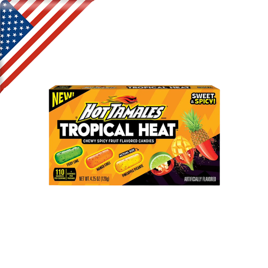 Hot Tamales Tropical Heat Theatre Box 4.25 Oz - 12 Pack