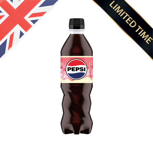 [UK] Pepsi Max Strawberries & Cream PET Bottle 500 Ml x 12 Pack