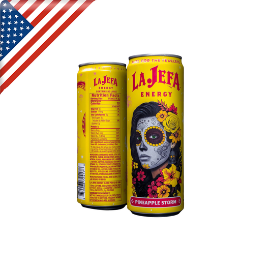 La Jefa Pineapple Storm Can 12 Oz x 12 Pack