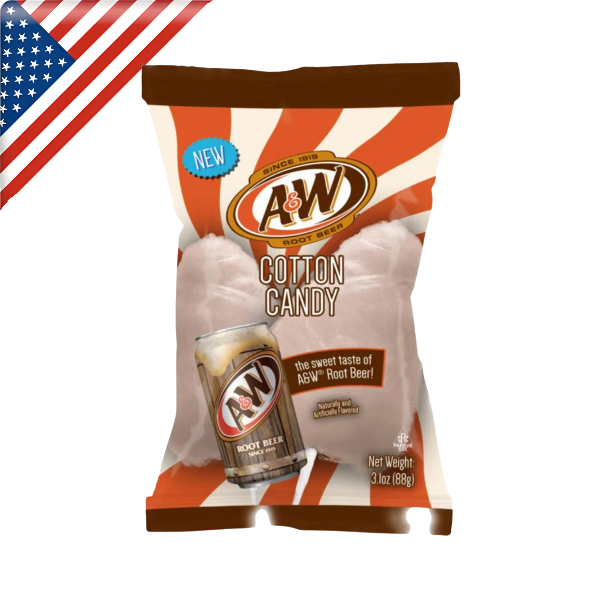 A&W Cotton Candy HB 3.1 Oz x Single Pack