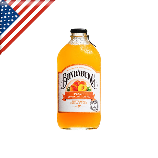 Bundaberg Peach Glass Bottle 12.7 Oz x 24 Pack