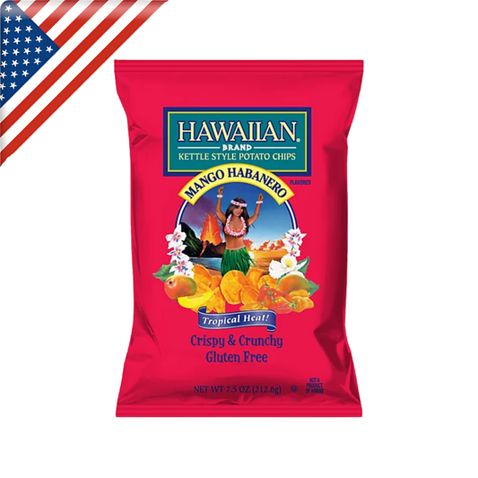 Hawaiian Chips Mango Habanero 7.5 Oz x Single Pack
