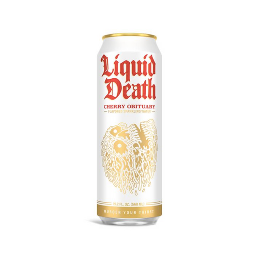 Liquid Death Cherry Obituary 19.8 Oz - 12 Pack