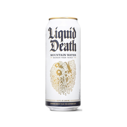 Liquid Death Mountain Water 19.8 Oz - 12 Pack