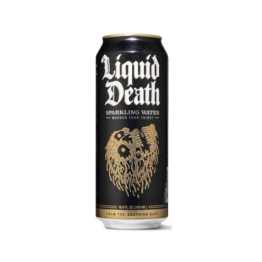 Liquid Death Sparkling Water 19.8 Oz - 12 Pack