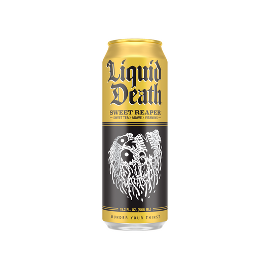 Liquid Death Iced Tea Sweet Reaper 19.8 Oz - 12 Pack