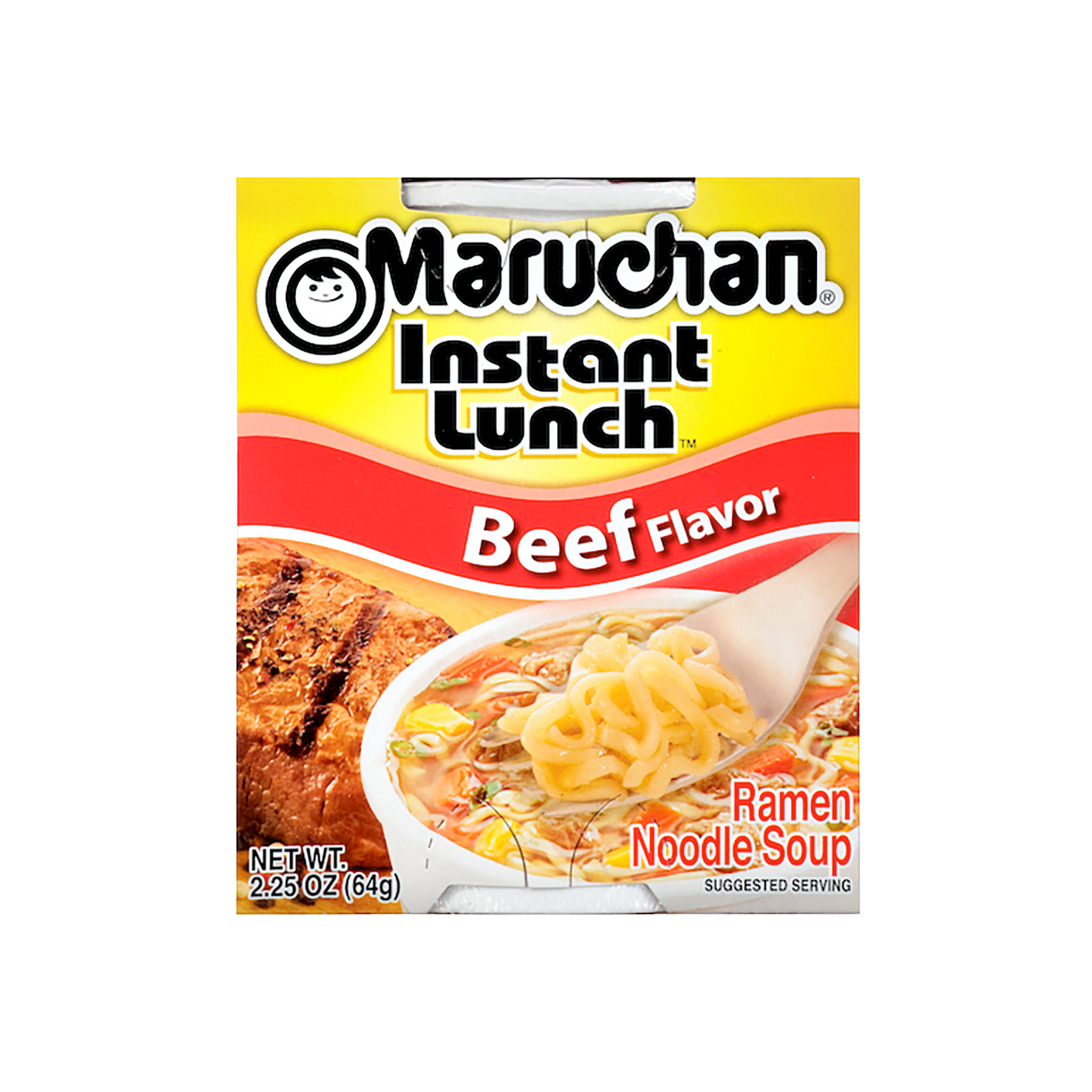 Maruchan Instant Lunch Beef Cup Noodles 2.25 Oz - 12 Pack