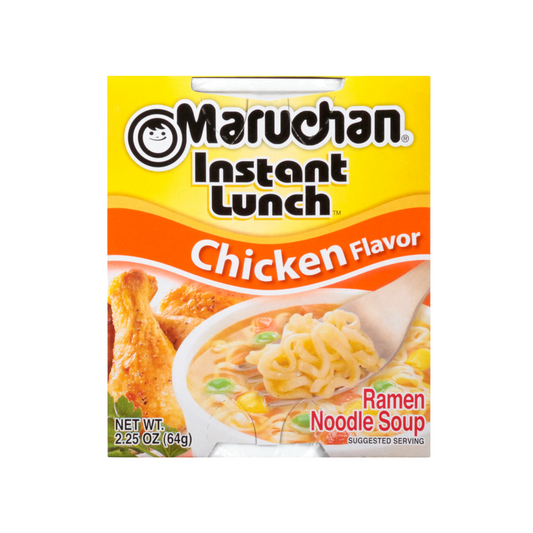 Maruchan Instant Lunch Chicken Cup Noodles 2.25 Oz - 12 Pack