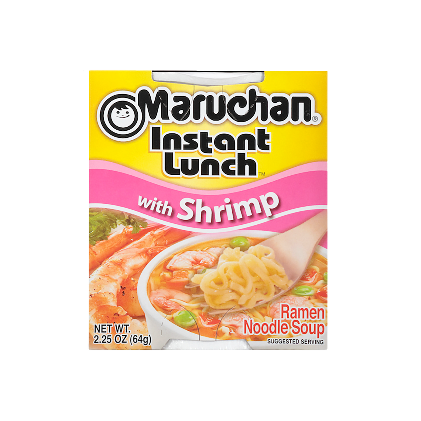 Maruchan Instant Lunch Shrimp Cup Noodles 2.25 Oz - 12 Pack