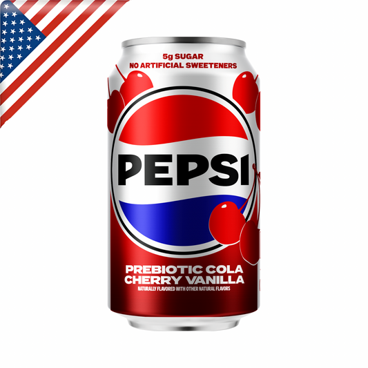 Pepsi Prebiotic Cola Cherry Vanilla Can 12 Oz - 12 Pack