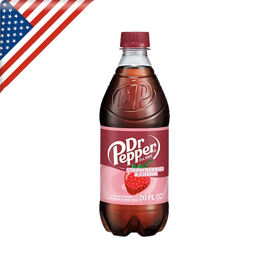 Dr Pepper Strawberry & Cream PET 20 Oz - 24 Pack