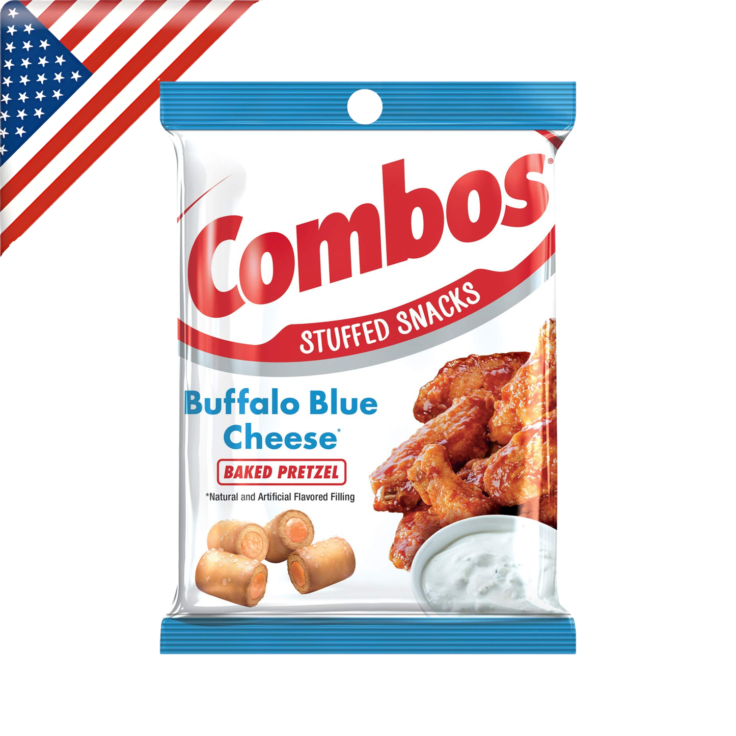 Combos Buffalo Blue Cheese 6.3 Oz - Single Pack