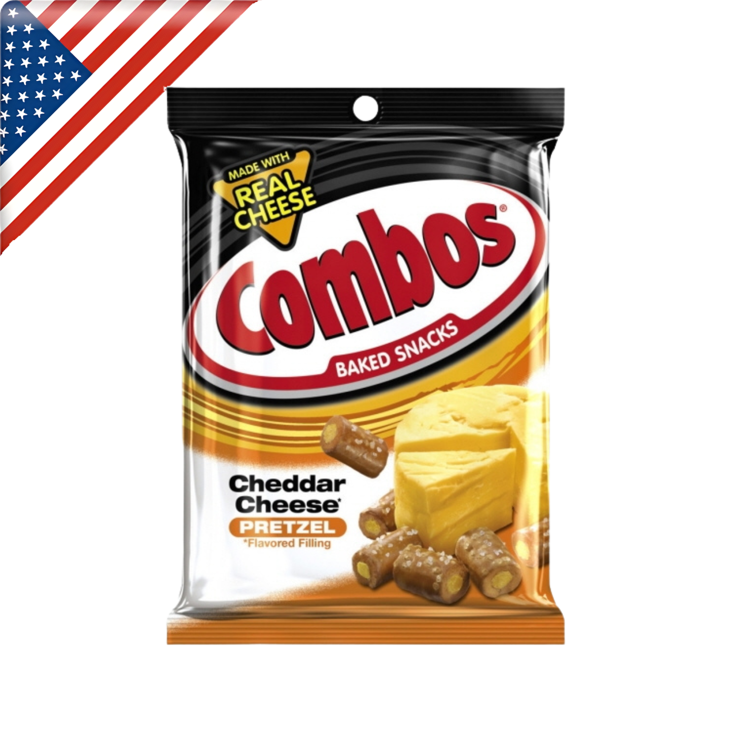 Combos Cheddar Cheese Pretzel 6.3 Oz - Single Pack
