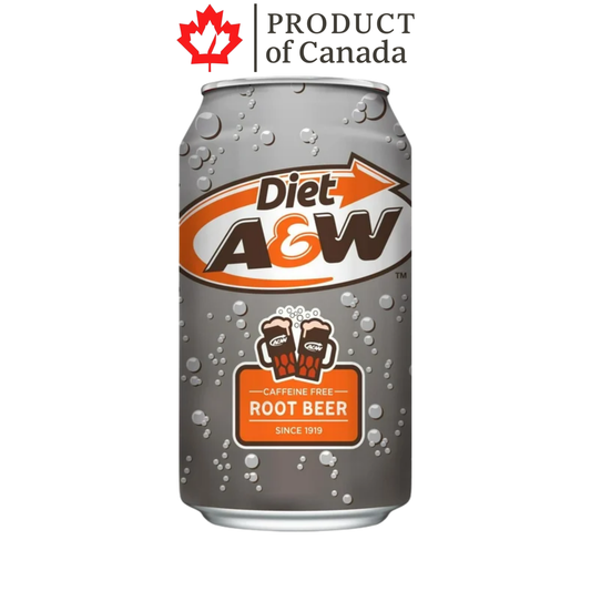 [Canada] A&W Diet Root Beer Can 355 Ml - 12 Pack