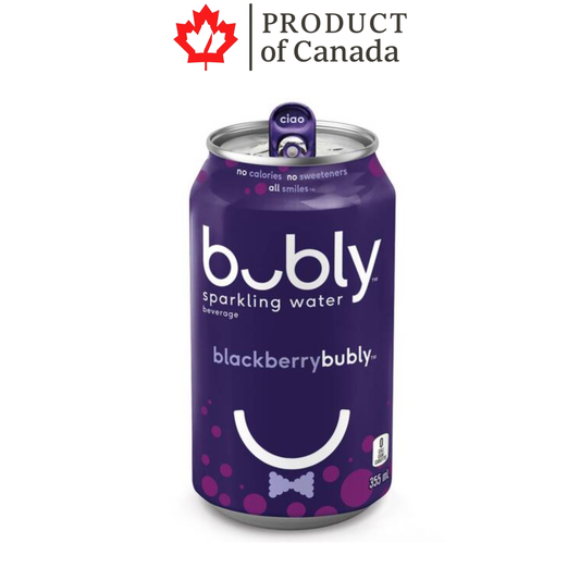 [Canada] Bubly Blackberry can 355 Ml - 12 Pack