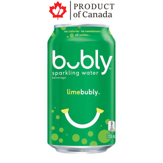 [Canada] Bubly Lime Can 355 Ml - 12 Pack