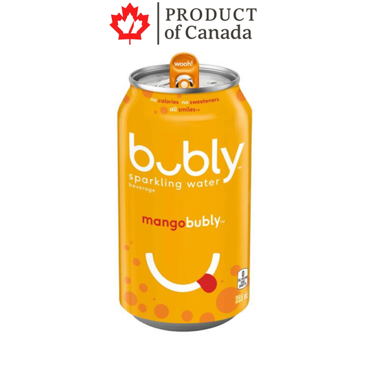 [Canada] Bubly Mango Can 355 Ml - 12 Pack