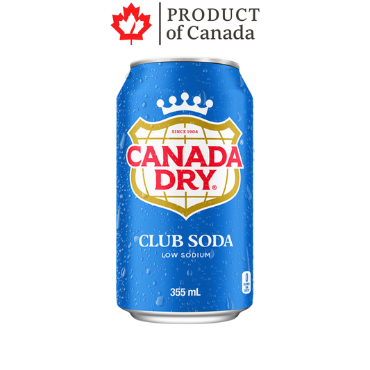 [Canada] Canada Dry Club Soda Can 355 Ml - 12 Pack