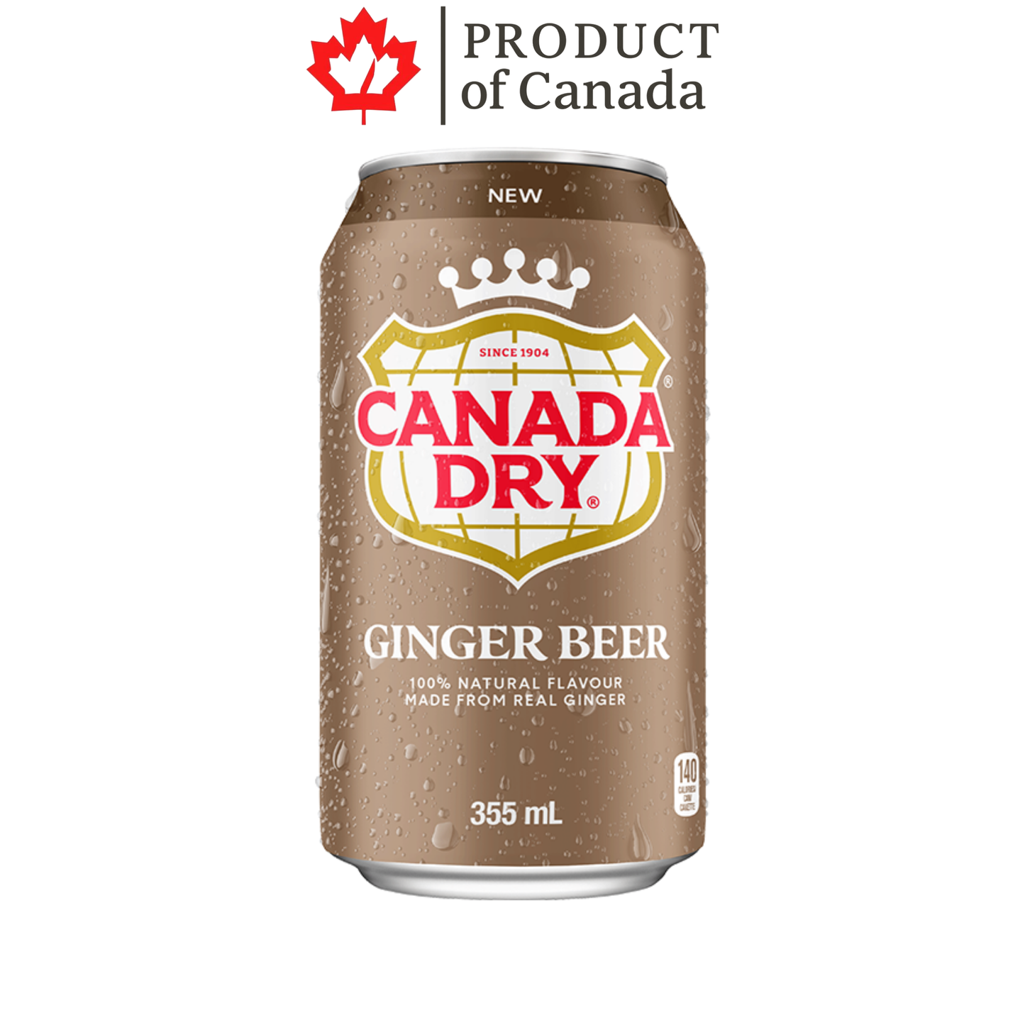 [Canada] Canada Dry Ginger Beer Can 355 Ml - 12 Pack