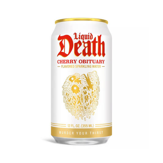 Liquid Death Cherry Obituary 12 Oz - 24 Pack