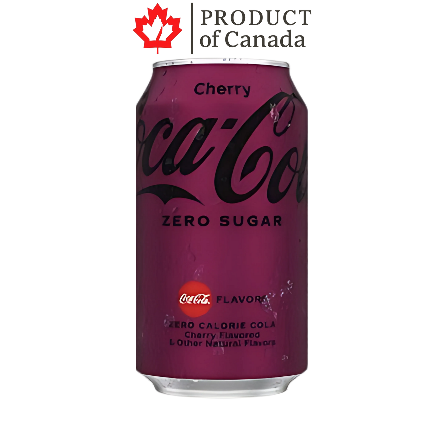 [Canada] Coca Cola Cherry Zero Sugar Can 355 Ml - 12 Pack