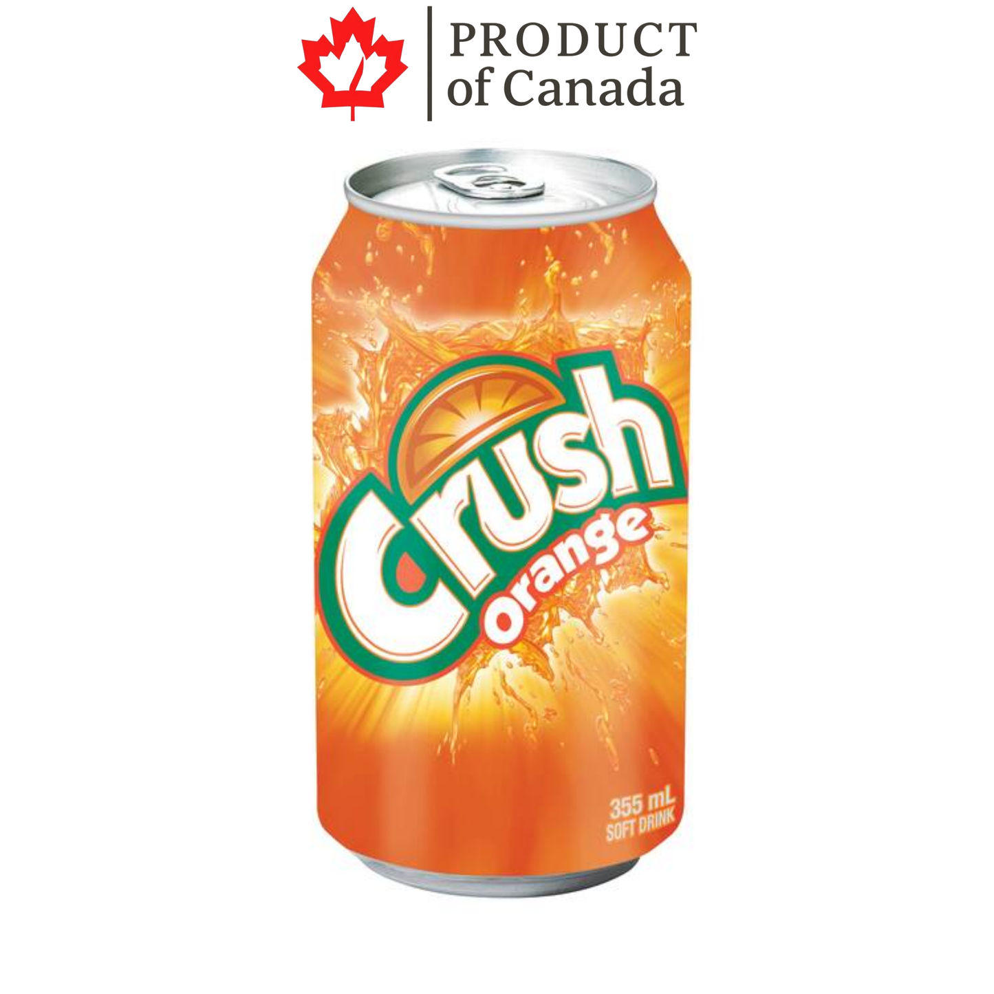 [Canada] Crush Orange Can 355 Ml - 12 Pack