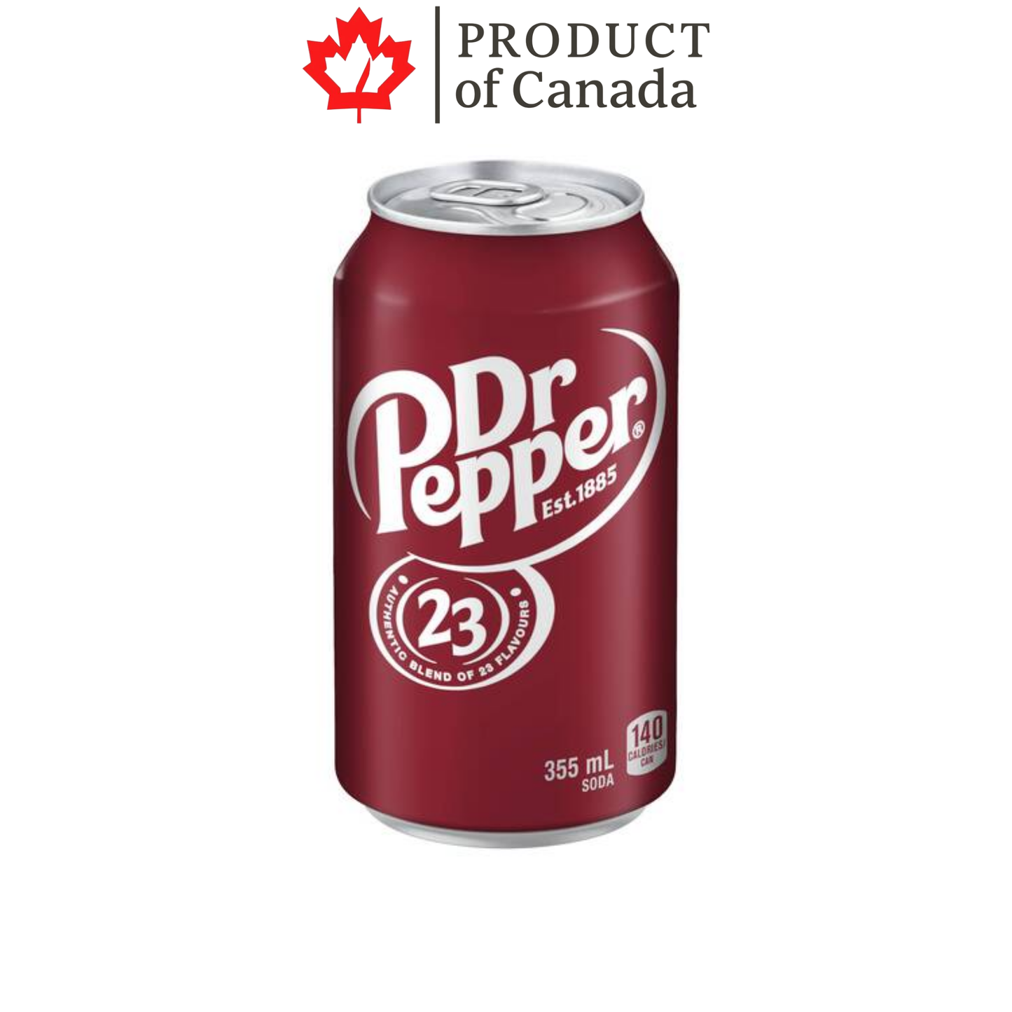 [Canada] Dr Pepper Original Can 355 Ml - 12 Pack