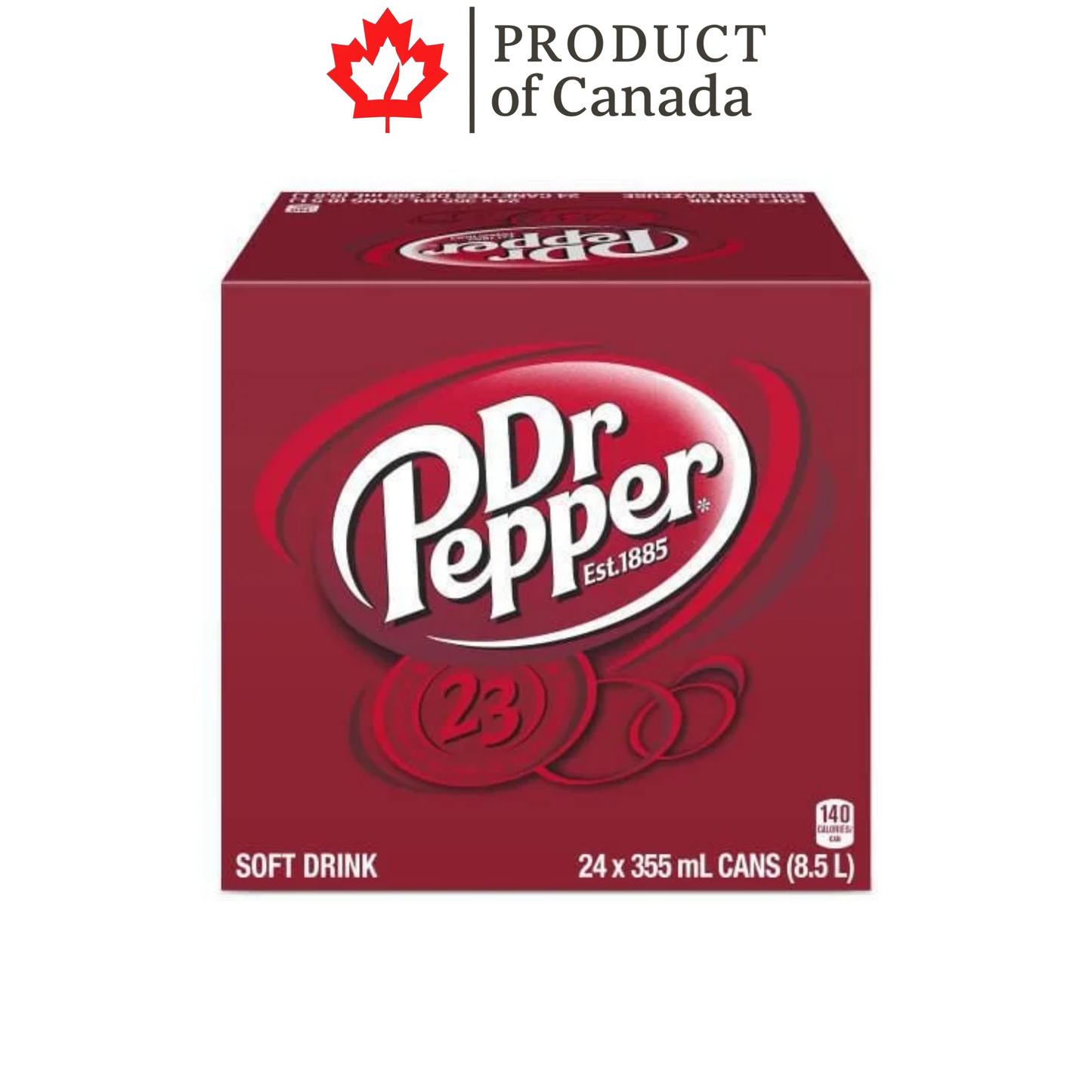 [Canada] Dr Pepper Original Can 355 Ml - 24 Pack