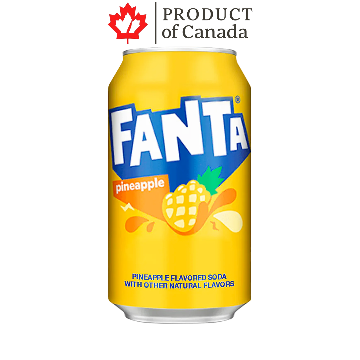 [Canada] Fanta Pineapple Can 355 Ml - 12 Pack
