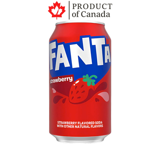 [Canada] Fanta Strawberry Can 355 Ml - 12 Pack
