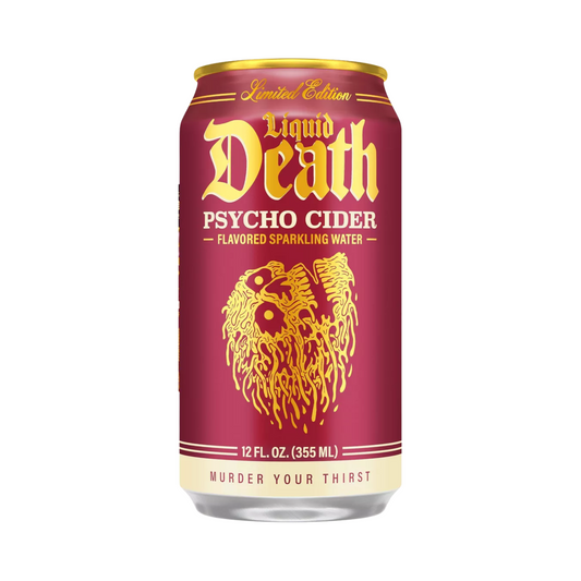 Liquid Death Psycho Cider 12 Oz - 24 Pack