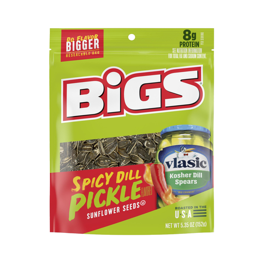 Bigs Sunflower Seeds Spicy Dill Pickle 5.35 Oz - 12 Pack