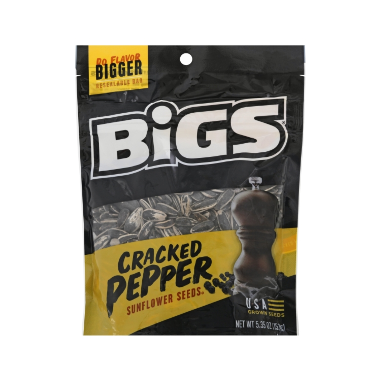 Bigs Sunflower Seeds Cracked Pepper 5.35 Oz - 12 Pack