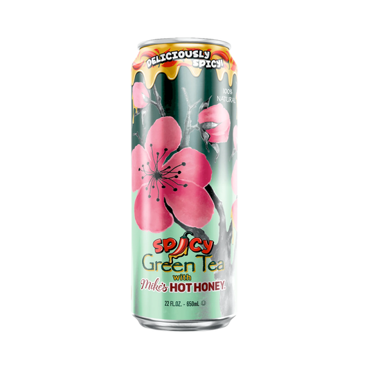 Arizona Spicy Green Tea Can 22 Oz x 24