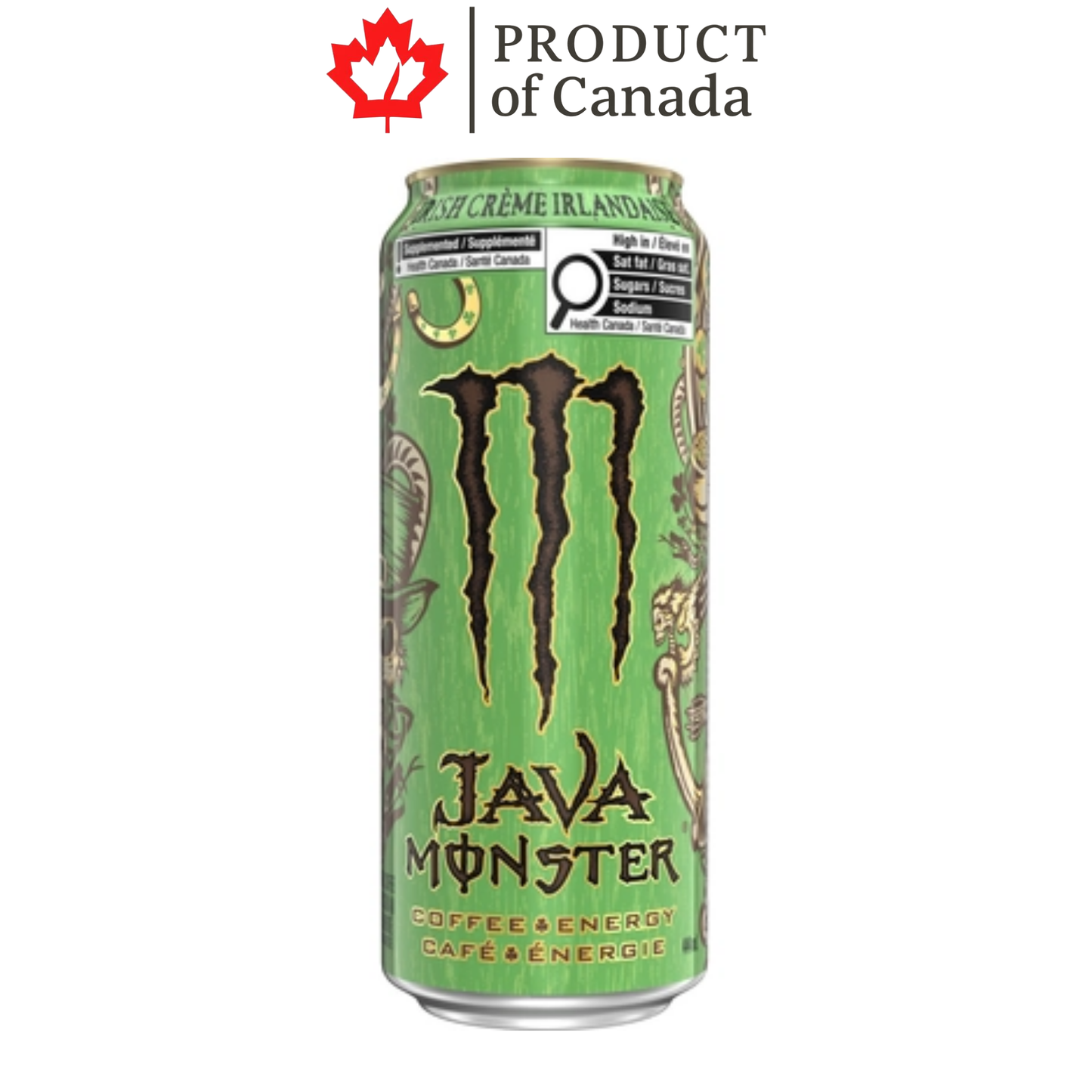 [Canada] Monster Java Irish Creme Can 444 Ml - 12 Pack