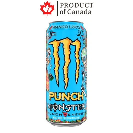 [Canada] Monster Juice Mango Loco Can 473 Ml - 12 Pack