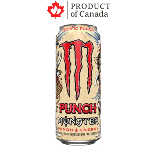[Canada] Monster Pacific Punch Can 473 Ml - 12 Pack