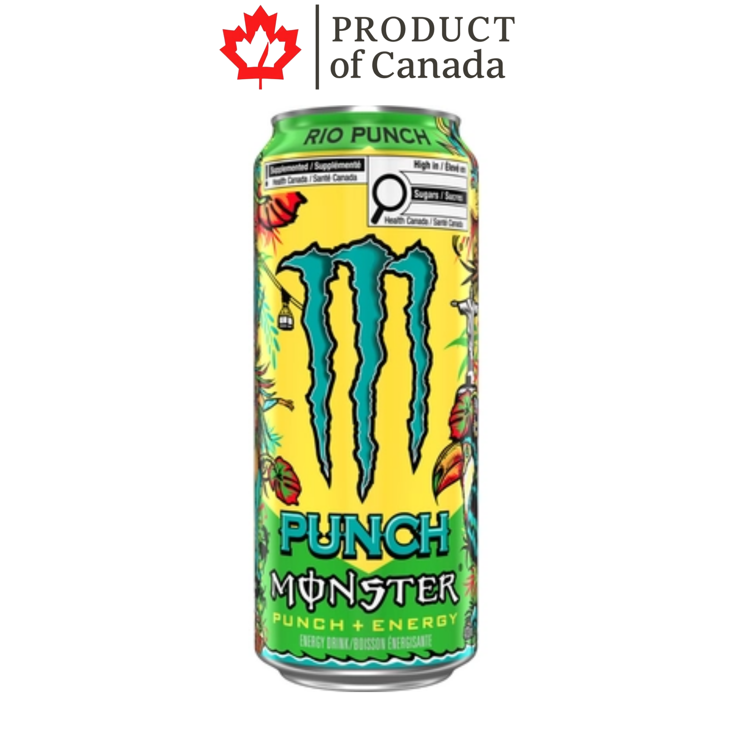 [Canada] Monster Juice Rio Punch Can 473 Ml - 12 Pack