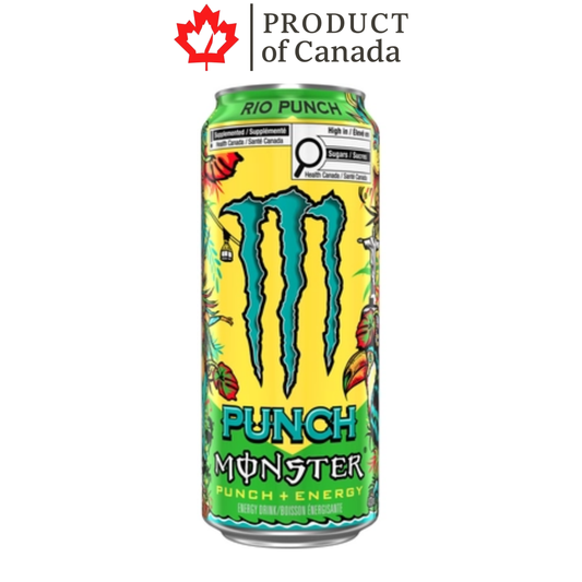 [Canada] Monster Juice Rio Punch Can 473 Ml - 12 Pack